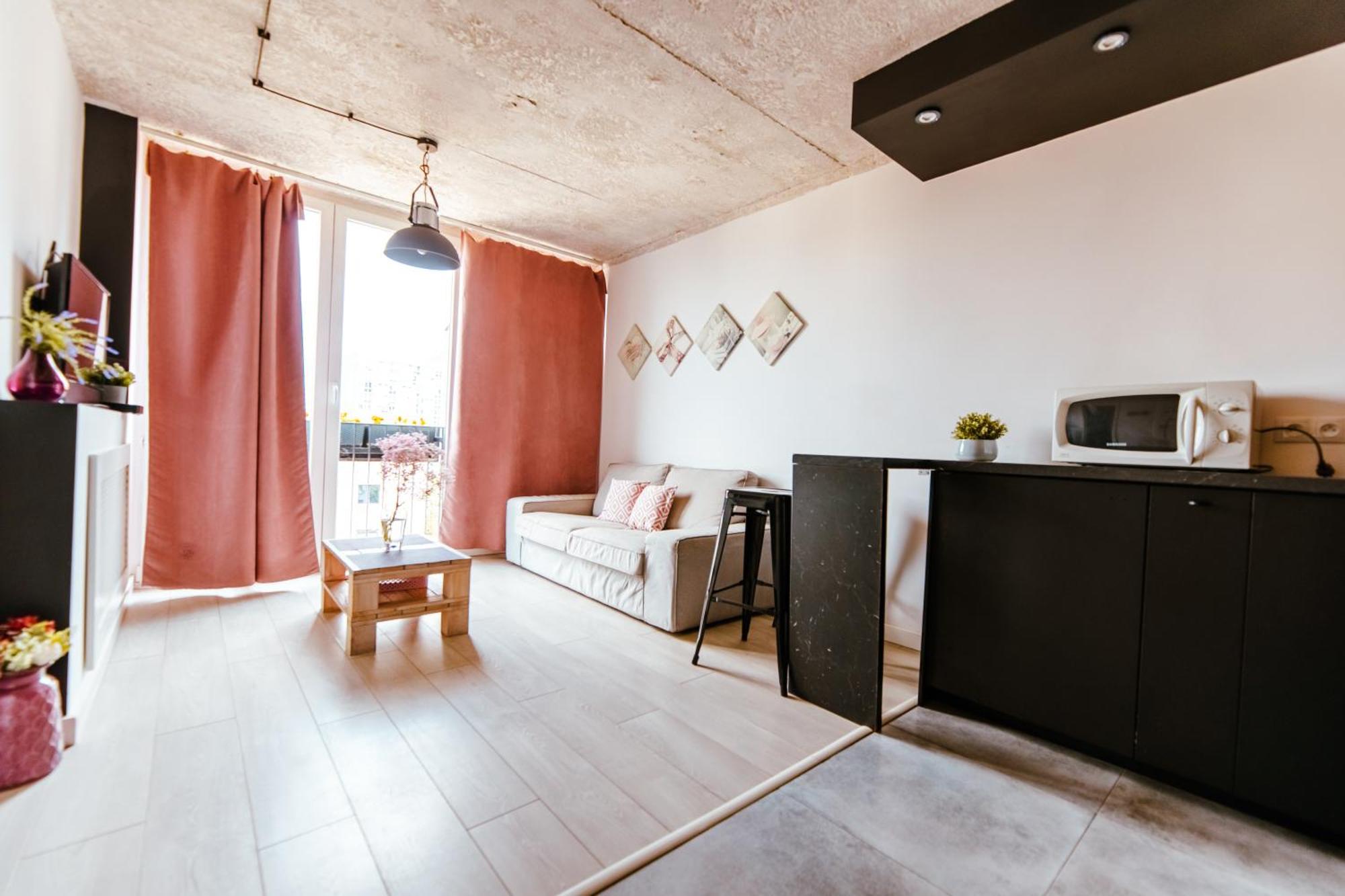 Industrial 9Th Floor Central Apartment With Balcony And Views Βαρσοβία Εξωτερικό φωτογραφία